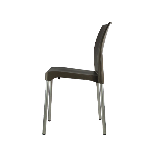 Set 4 Sillas para comedor Vivanti Gris plastico Mundo In.