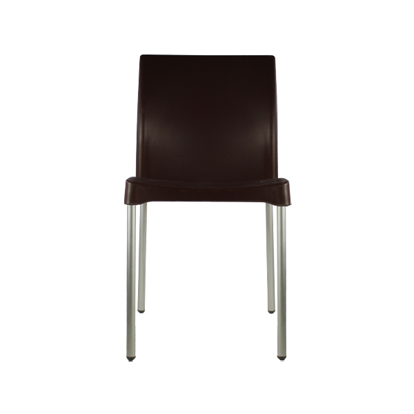 Set 4 Sillas para comedor Vivanti cafe plastico Mundo In.