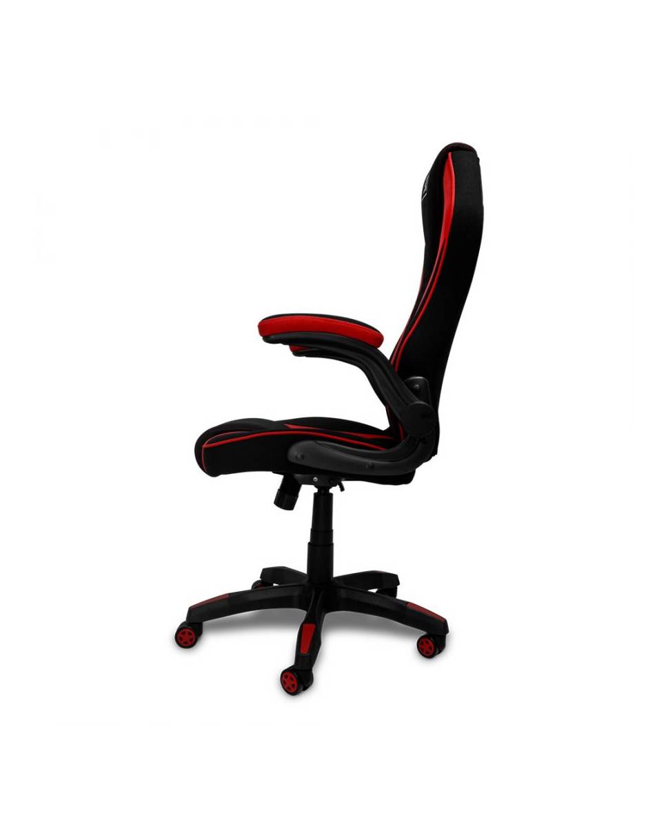 SILLA GAMER VORAGO START THE GAME CGC300-RD TELA NEGRO/ROJO