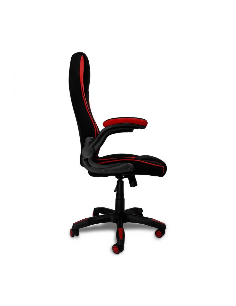 SILLA GAMER VORAGO START THE GAME CGC300-RD TELA NEGRO/ROJO