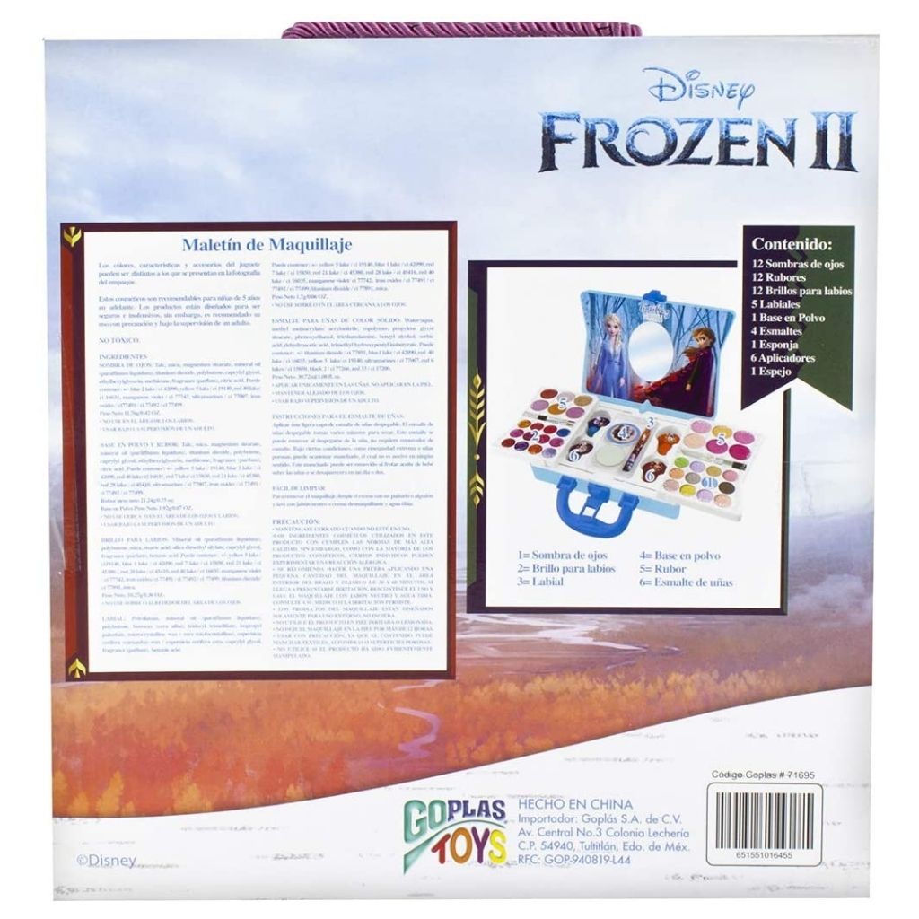 MALETÍN CON SET DE MAQUILLAJE FROZEN II