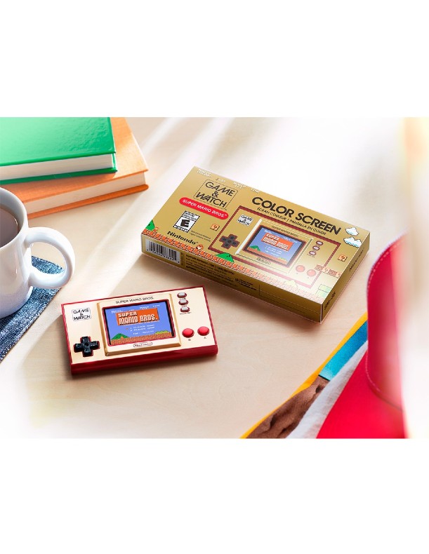 Nintendo Consola Retro Game & Watch Super Mario Bros Reloj