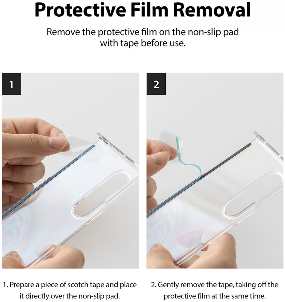 Funda Ringke Galaxy Z Fold 3 Slim Matte Ajuste Perfecto Matte Clear