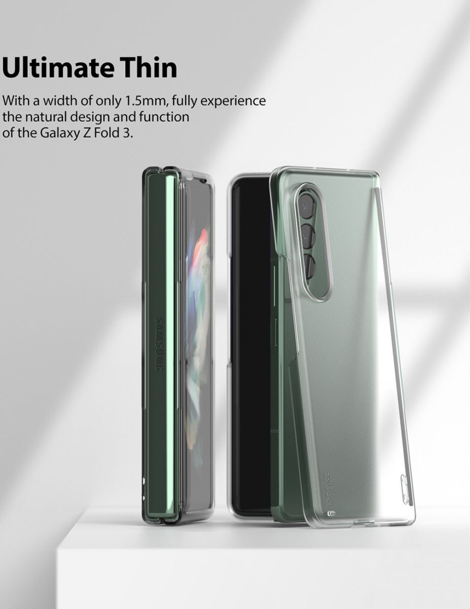 Funda Ringke Galaxy Z Fold 3 Slim Matte Ajuste Perfecto Matte Clear