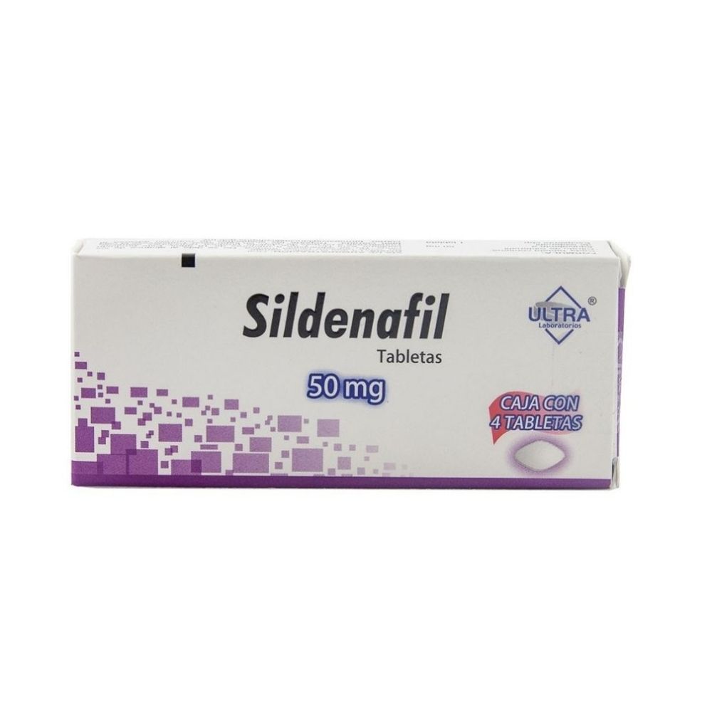 SILDENAFIL 4 TABLETAS 50MG