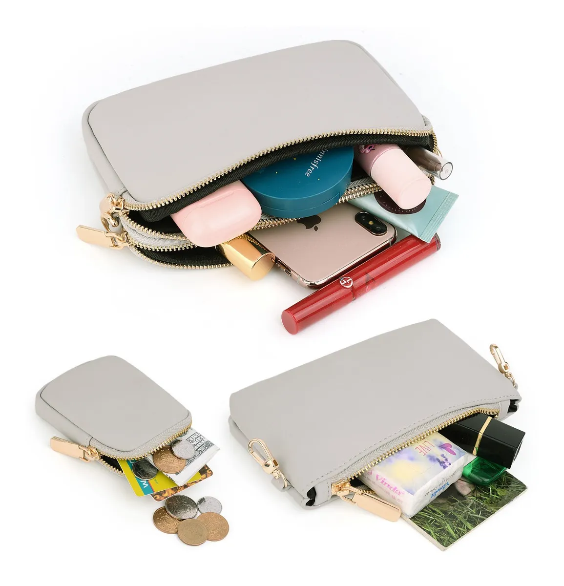 Bolso Bandolera   Pequeño Para Mujer Pequeño Blanco 