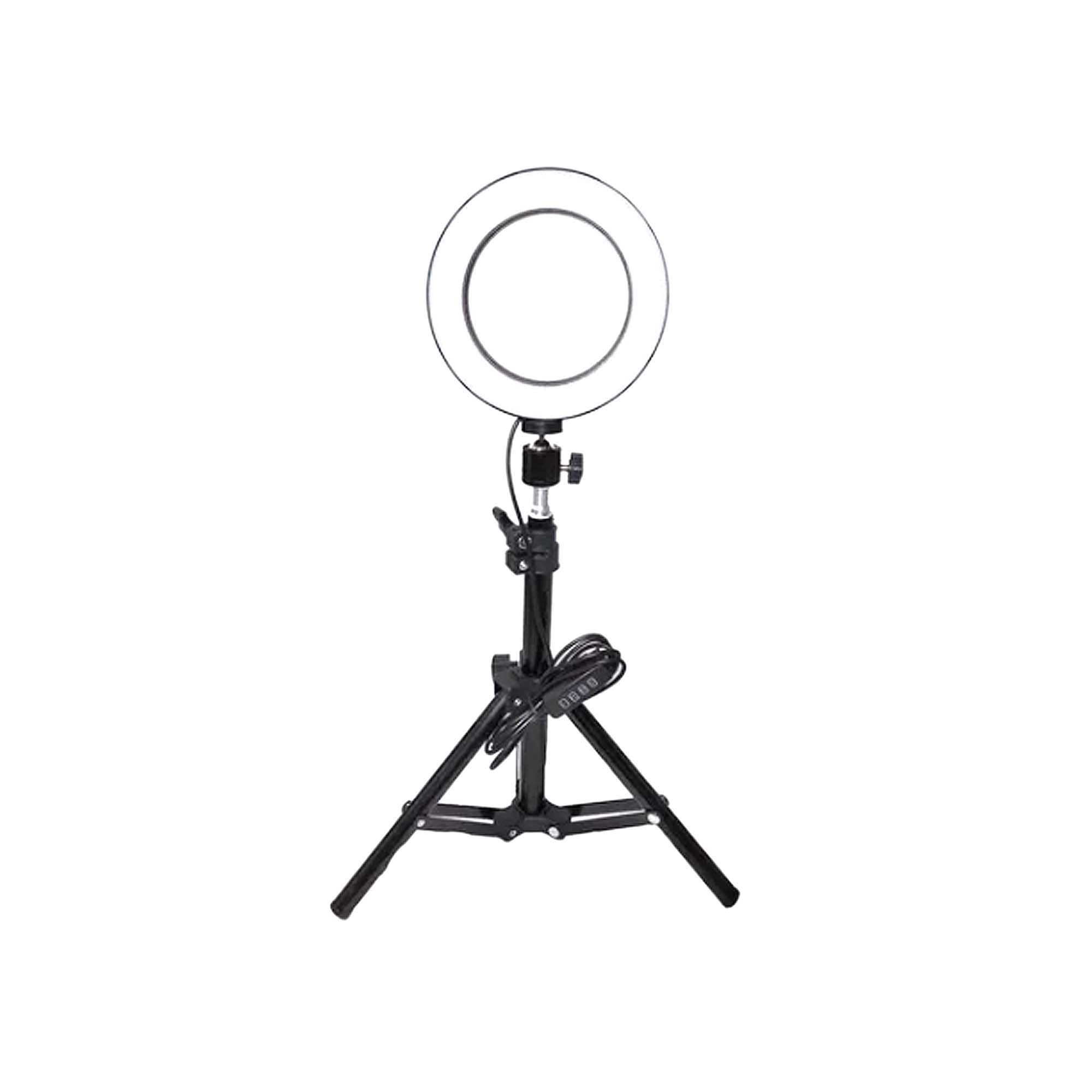 Aro Led 7 Pulgadas De Fotografía Con Tripie Luz Regulable