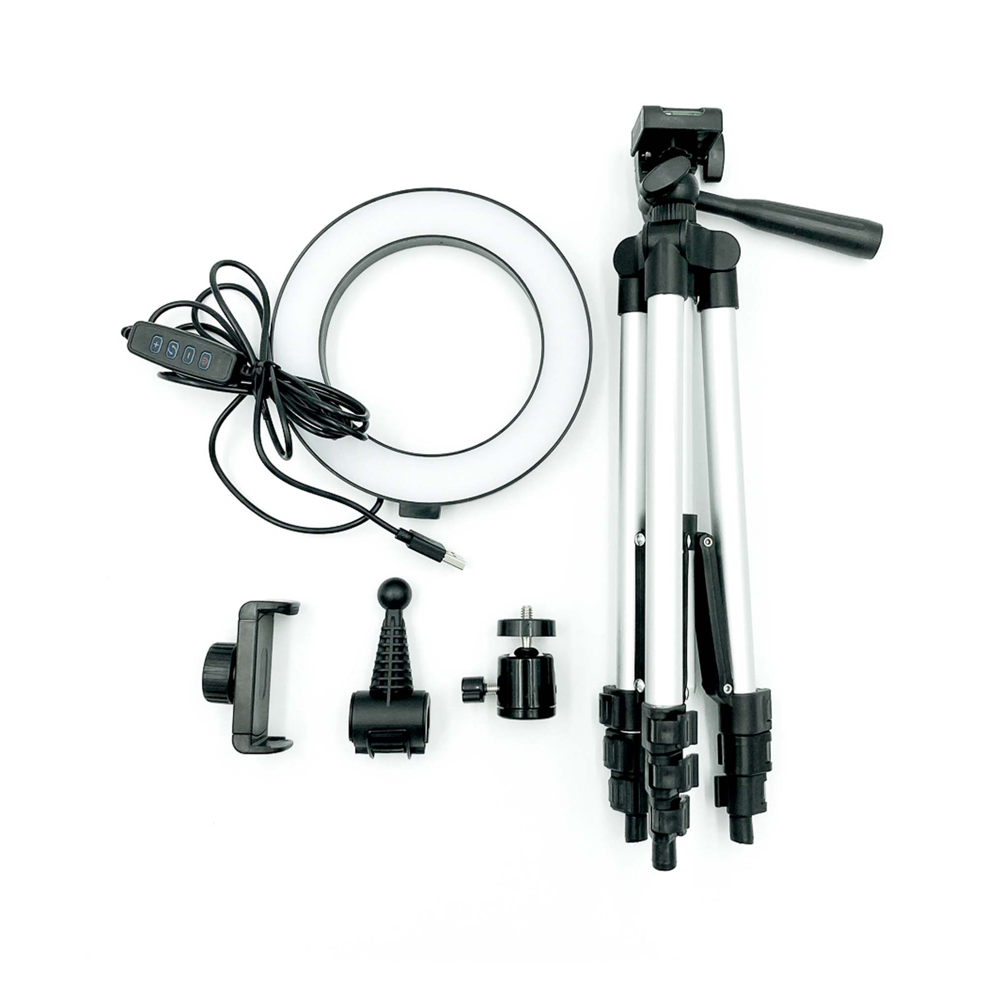 Aro Led 7 Pulgadas De Fotografía Con Tripie Luz Regulable