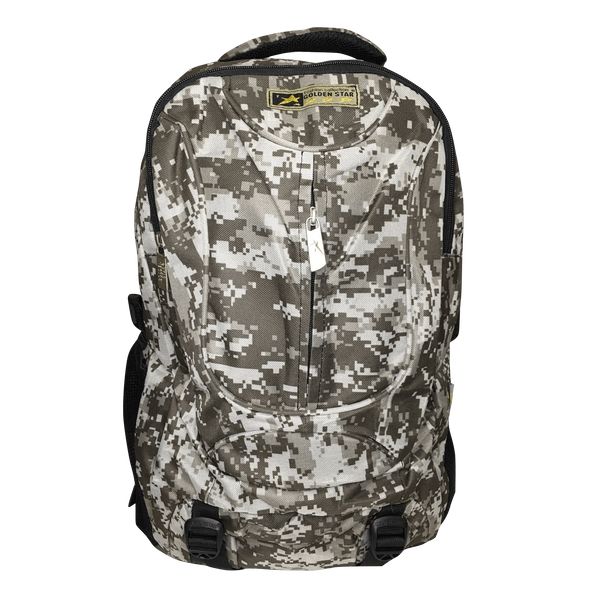Mochila Golden Star Camuflaje Gris Táctica