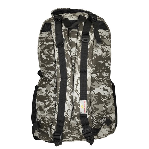 Mochila Golden Star Camuflaje Gris Táctica