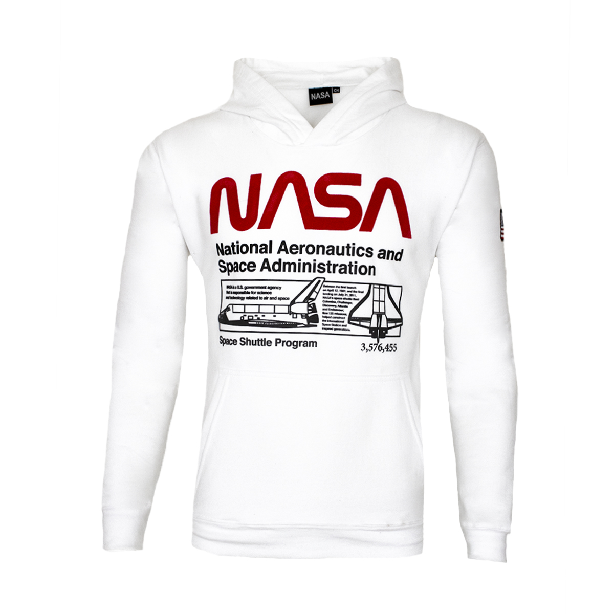 SUDADERA NASA PARA NI O OFICIAL