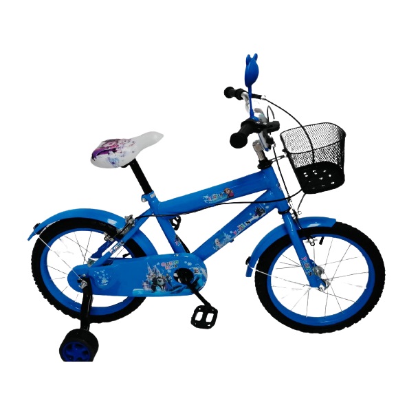 Bicicleta Infantil Frozen Azul Rodada 16