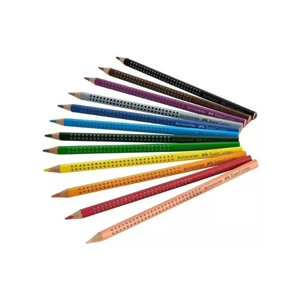 Colores Faber Castell 12 Piezas Grip 3 cajas