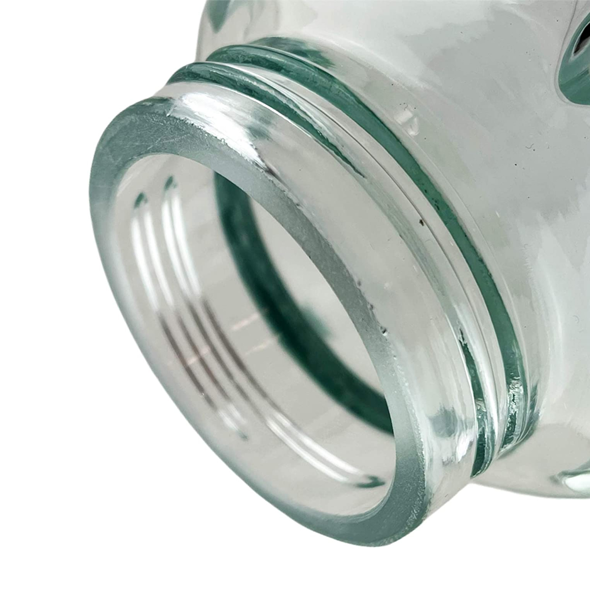 H + R Vaso de vidrio para licuadora T-Fal Infiny Force con tapa blanca