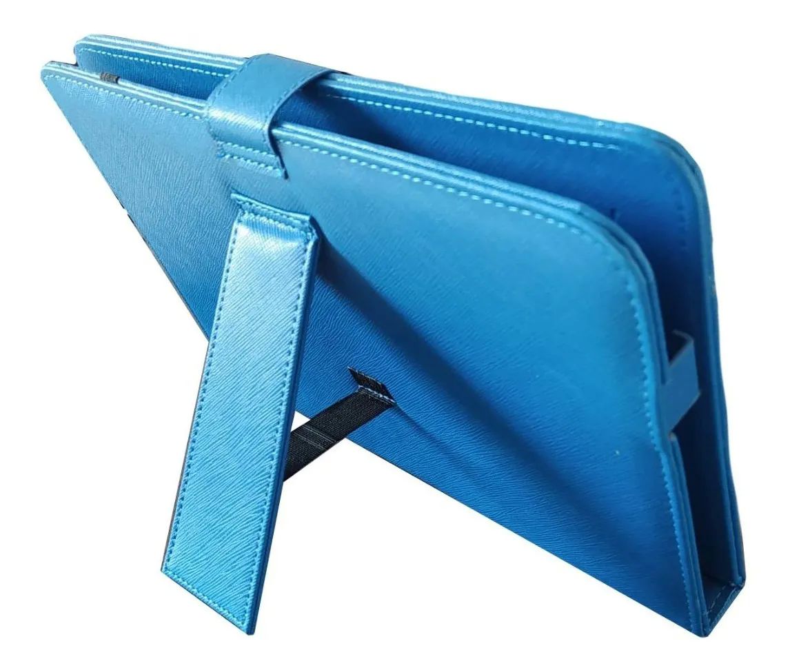 Mekano - Funda Ajustable Con Teclado Para Tablet De 10 Pulgadas Con Soporte-Morada