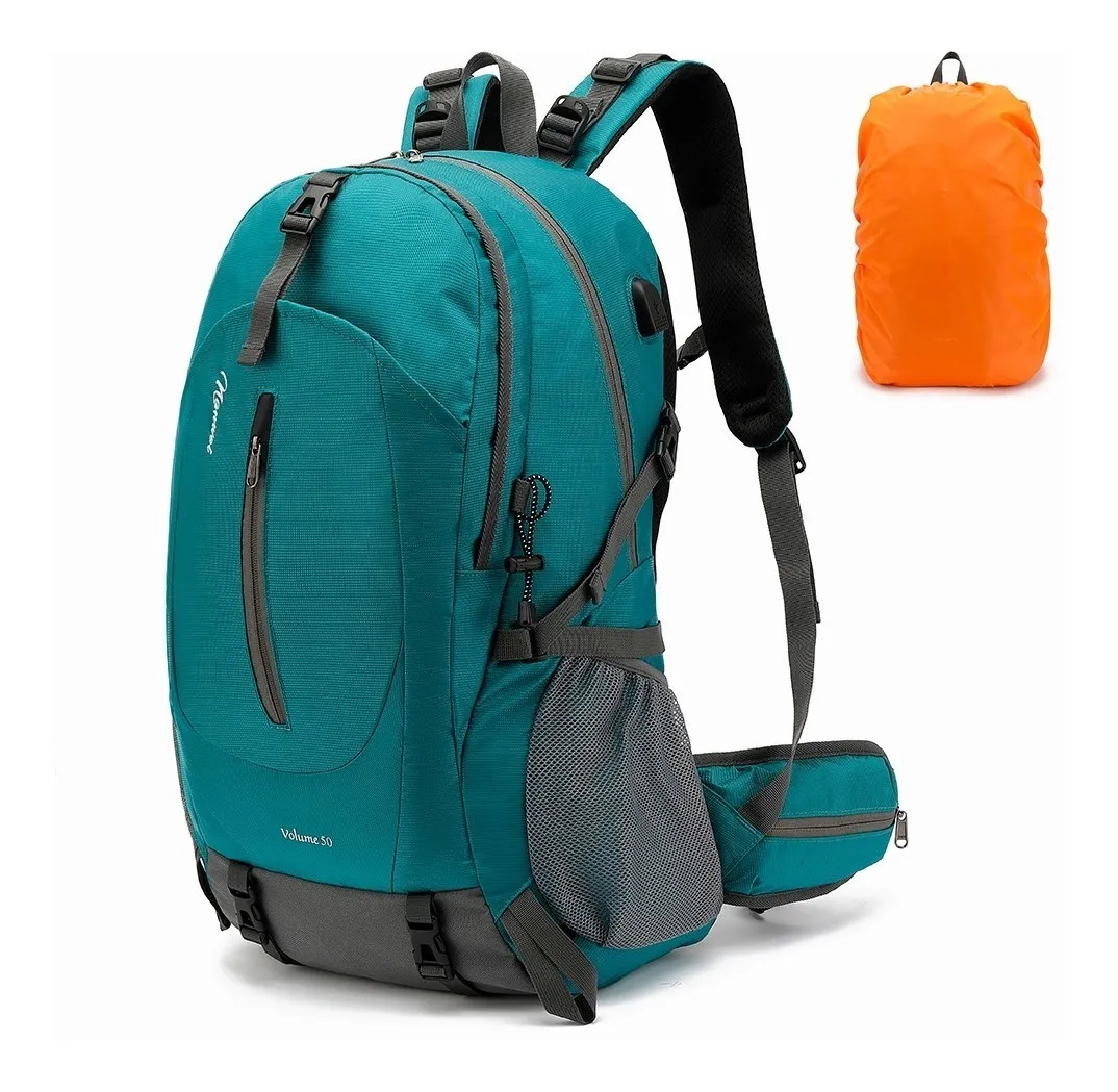 Nanwei Mochila Impermeable 50 Lts Turquesa