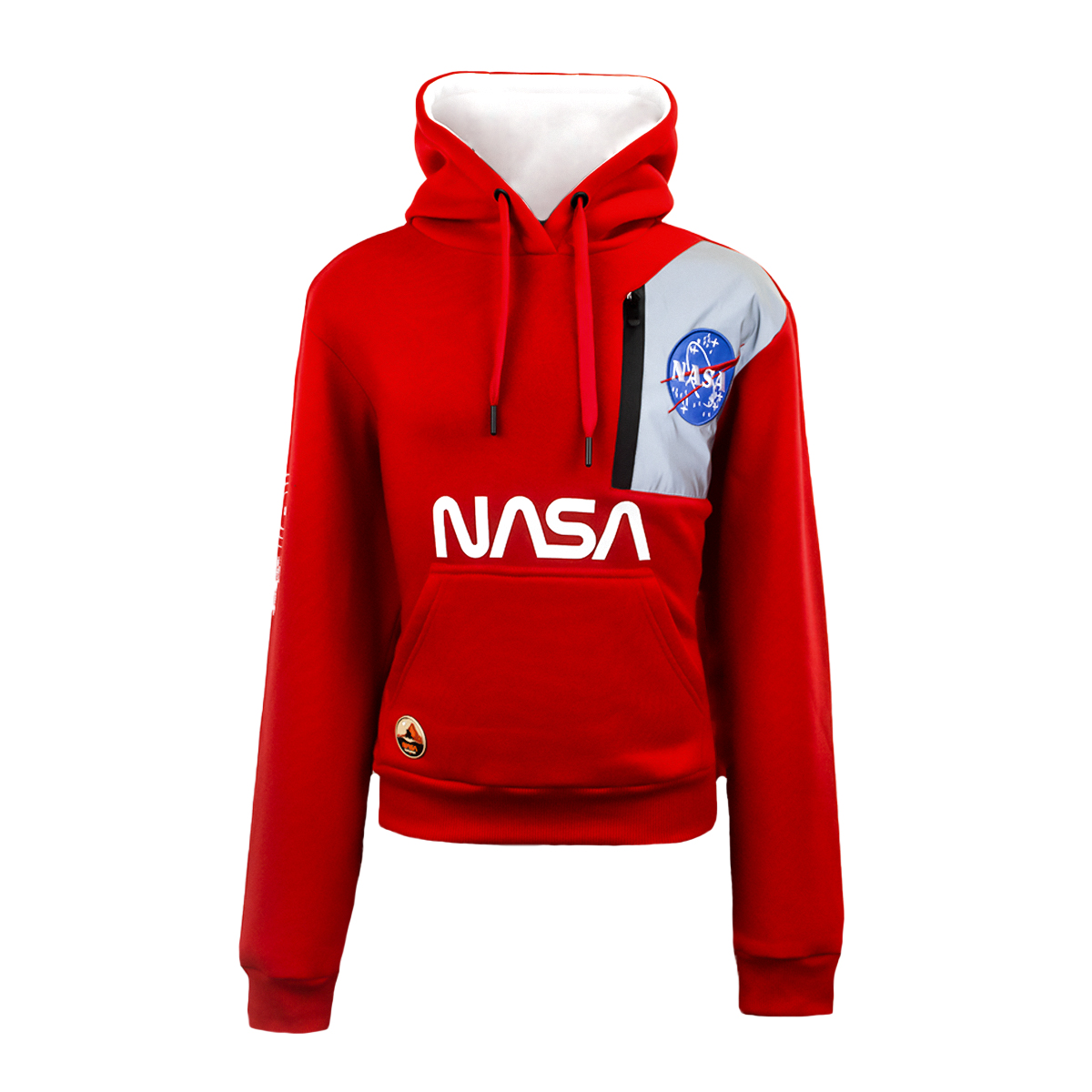  Sudadera con capucha NASA para hombre, Rosado claro, 5XL :  generic: Ropa, Zapatos y Joyería