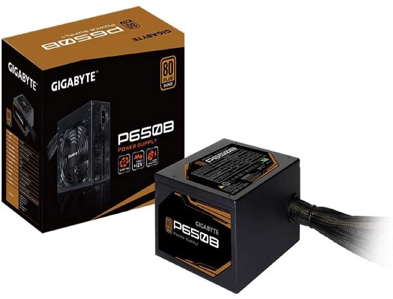 Fuente de poder Gigabyte GP-P650B Power Supply, ATX, 12V, 650W