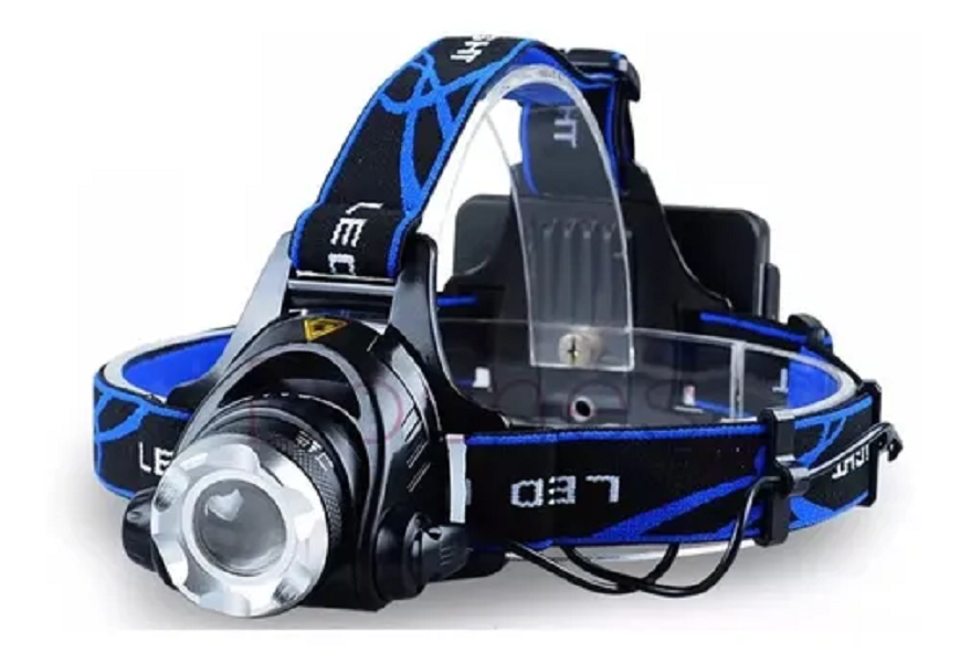 Lampara Minera Minero Led T6 Recargable Cabeza 2000 Lumens