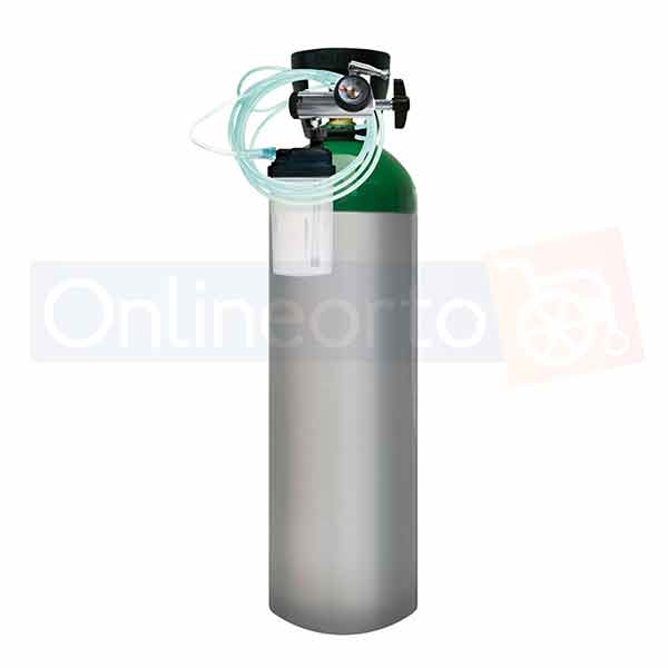 Tanque De Oxigeno 1700lt Portatil Carrito Kit Completo  con mascarilla