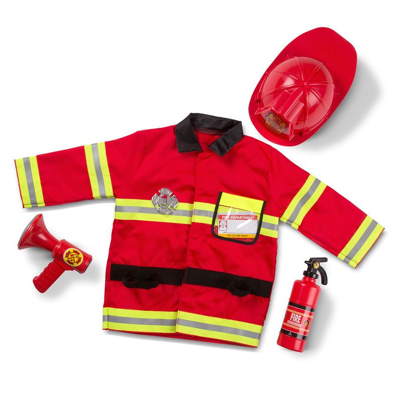 Melissa & Doug Disfraz de bombero