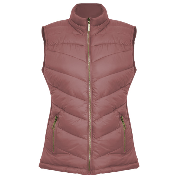 Chaleco Corto con RIB, para Dama modelo BOMBASTICA SJ OLD PINK 