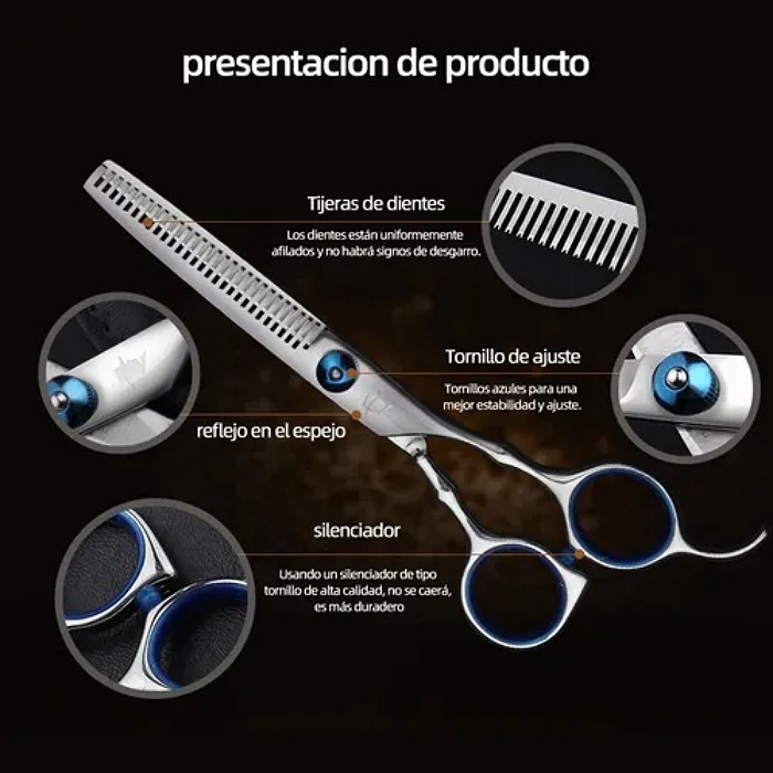 Juego De Tijeras Para Cortar Cabello, Barbero Para El Hogar