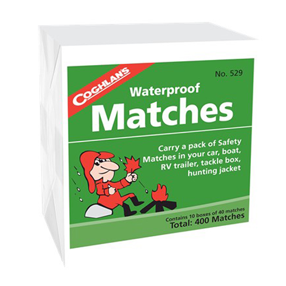 Cerillos/fósforos Aprueba De Agua 10 Cajas Coghlans 529