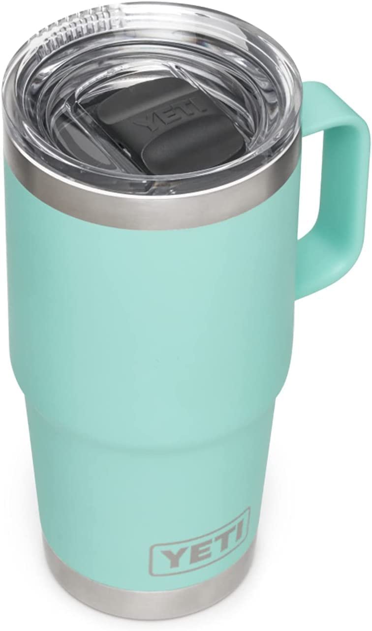 YETI Rambler 20 oz Taza Térmica Stainless Steel with Stronghold Lid (Seafoam)