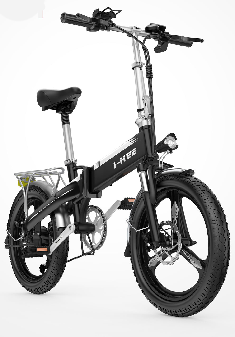 Bicicleta Eléctrica Plegable Marca I HEE de Alta tecnología 400W