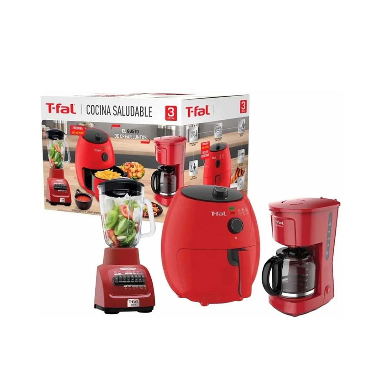 Kit De Electrodomésticos T-Fal 980031006 3 Piezas SMS