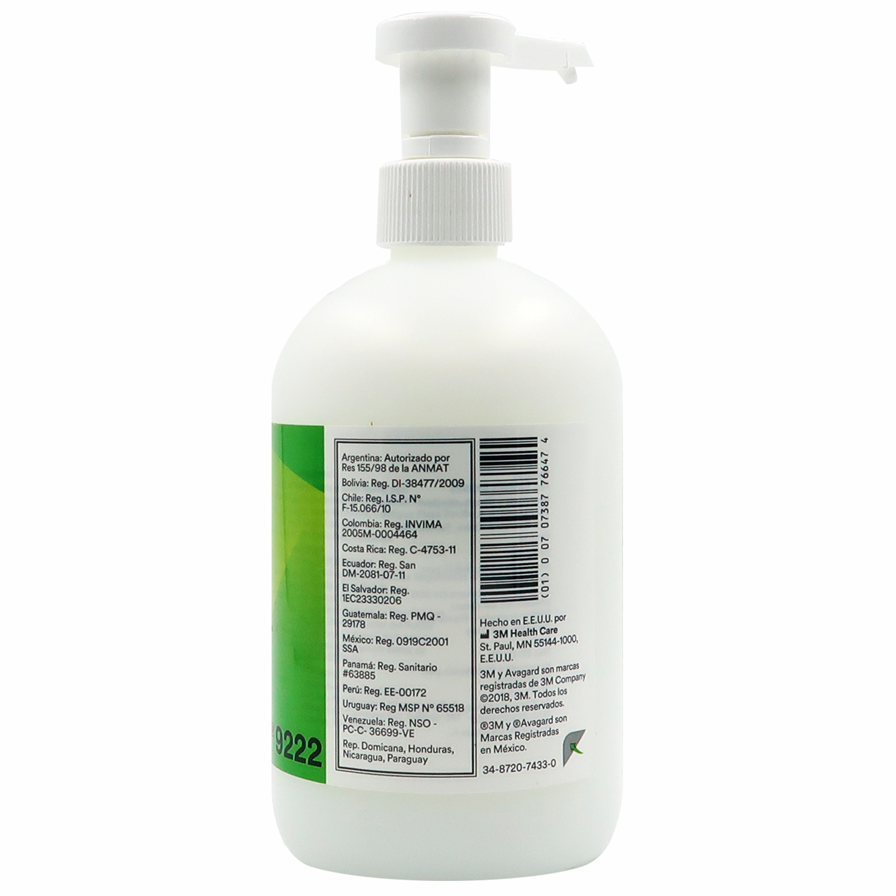 3m Avagard D Antiséptico De Manos Con Humectante