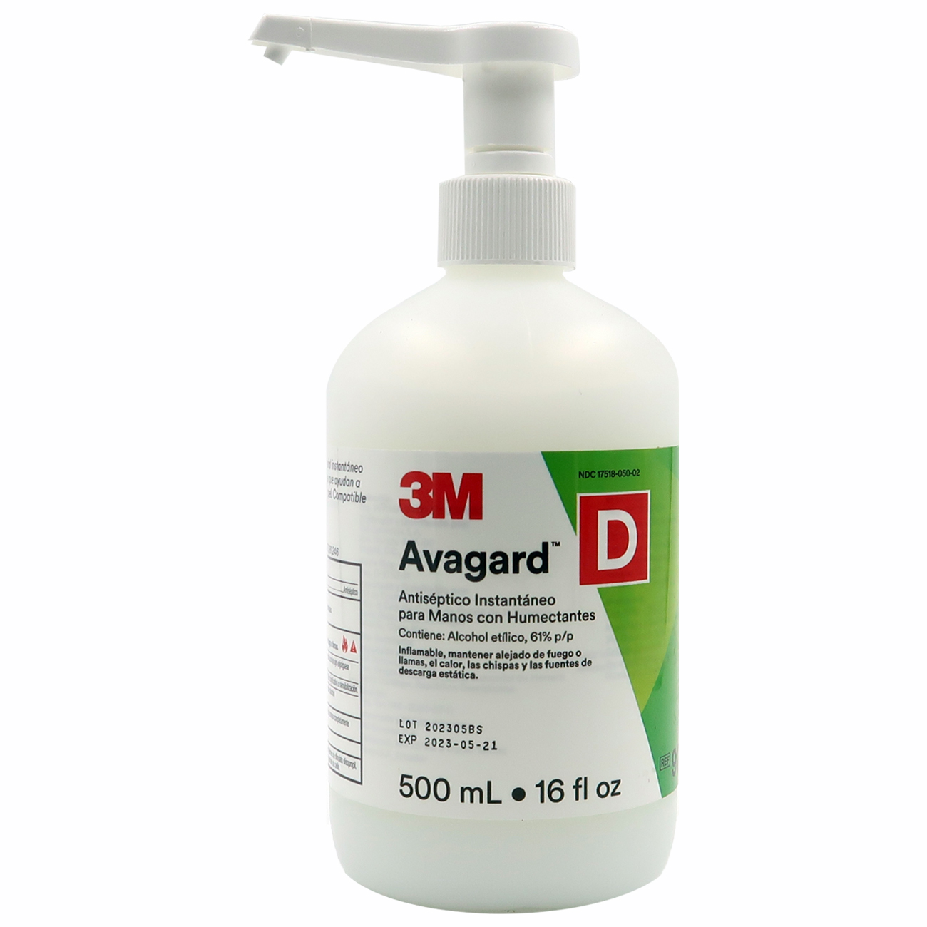 3m Avagard D Antiséptico De Manos Con Humectante