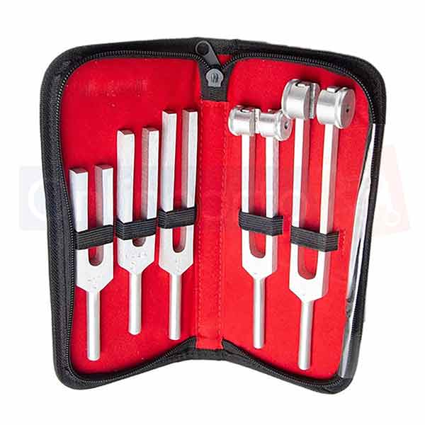 Kit Estuche Diapason 5 Pzas Medico Auditivo Auditometria