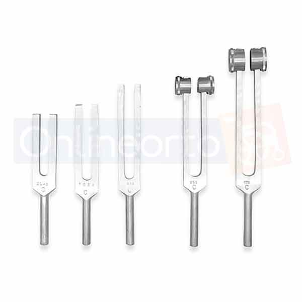 Kit Estuche Diapason 5 Pzas Medico Auditivo Auditometria