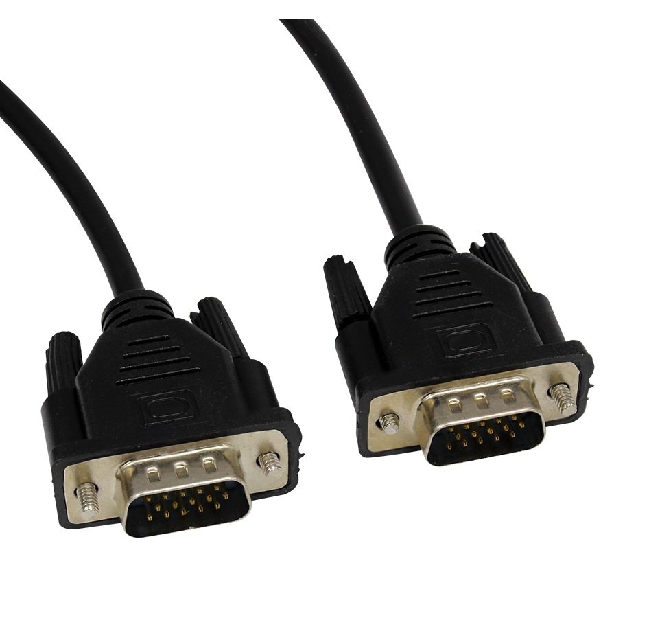 Cable VGA para Proyector 7.5 mts, Color Negro – ELECTRÓNICA