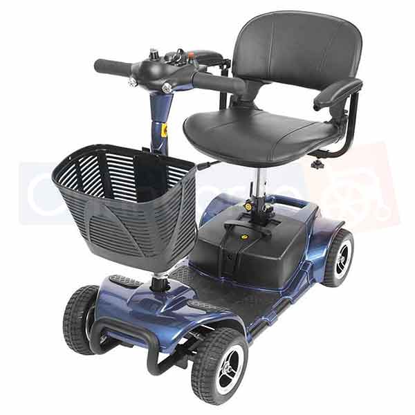 Silla De Ruedas 4 /ruedas Scooter Eléctrica Batería De Lujo AZUL