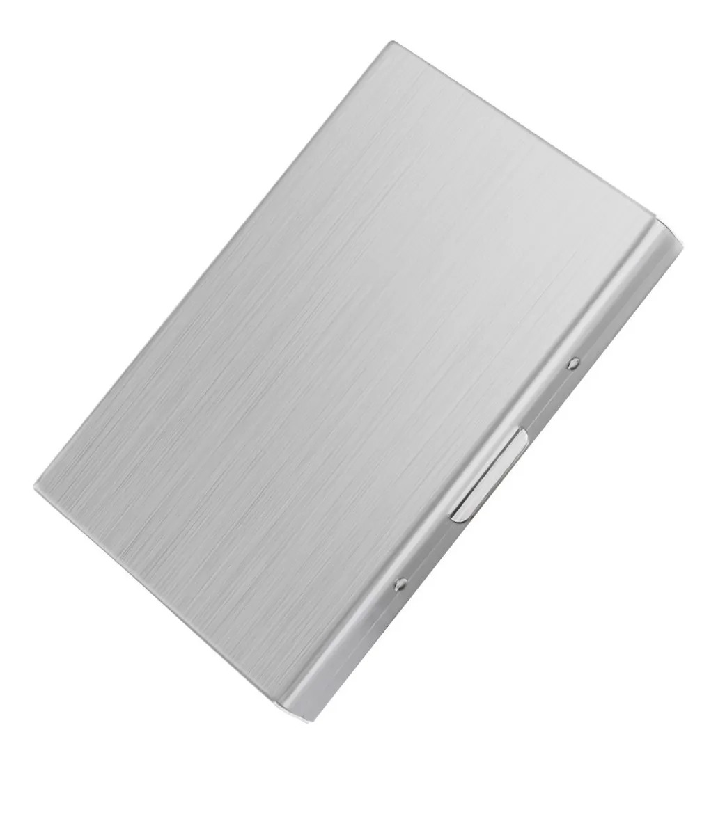 Tarjetero De Acero Inoxidable Porta Tarjetas  Blanco 