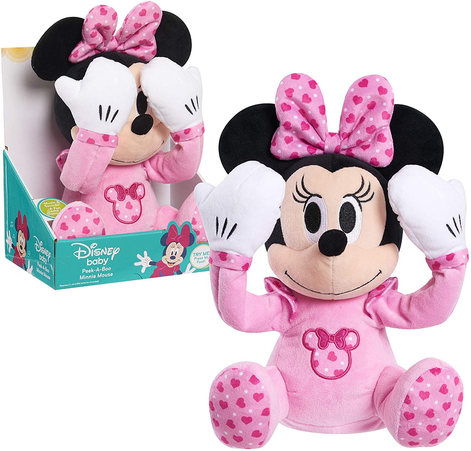 Disney Baby Peek-a-boo - Minnie De Peluche Movimiento Manos
