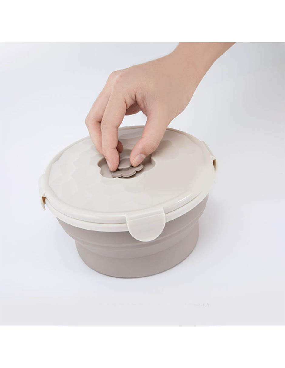 Recipiente Plegable De Silicona Portátil Para Comida Jordan & Judy