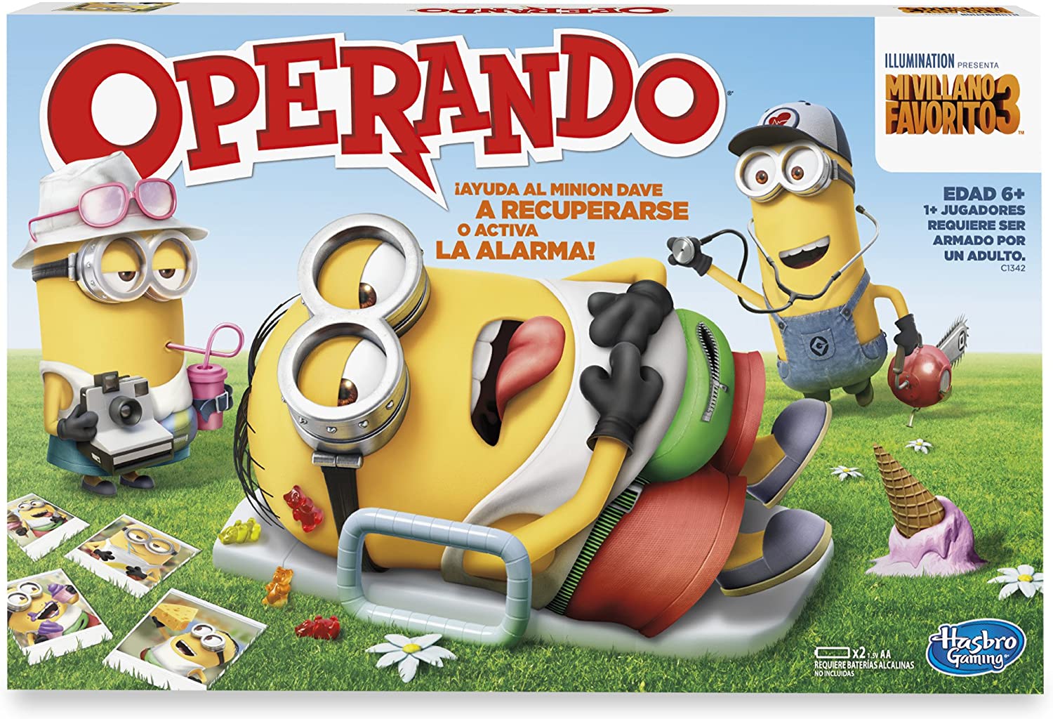 Juego De Mesa Operando Mi Villano Favorito 3  Dave Hasbro