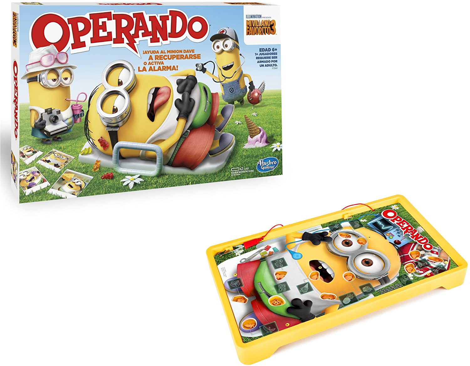 Juego De Mesa Operando Mi Villano Favorito 3  Dave Hasbro