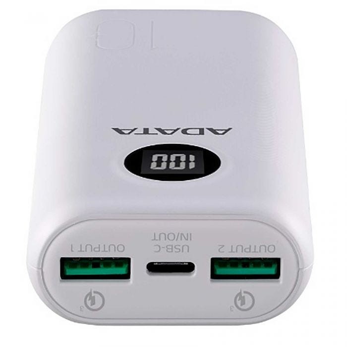 Batería Power Bank Adata Mobile 10000mAh P10000QCD Pantalla Digital