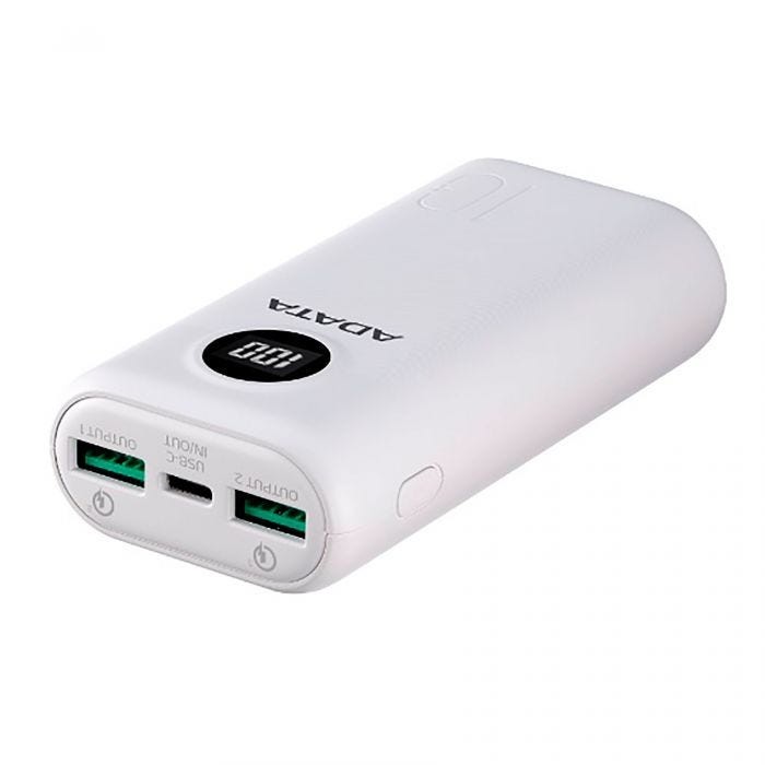 Batería Power Bank Adata Mobile 10000mAh P10000QCD Pantalla Digital