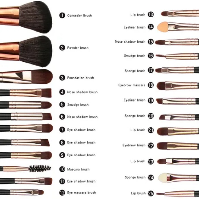 Maange brochas de online maquillaje