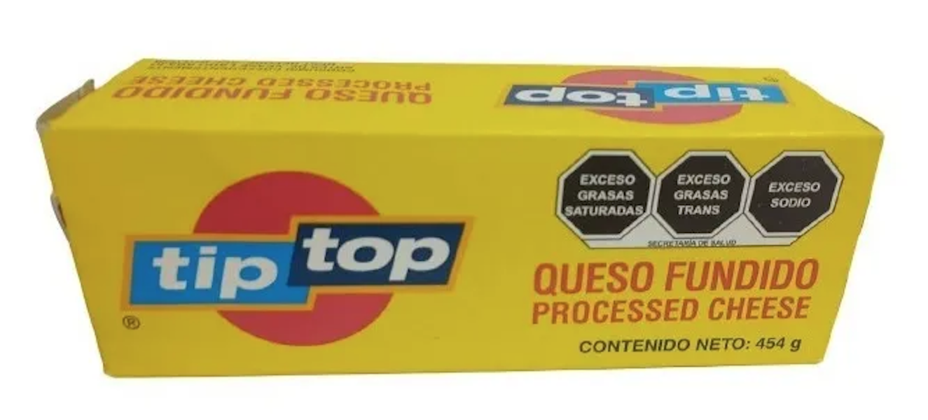 Caja Queso Fundido 2kg Tiptop Holandés Importado