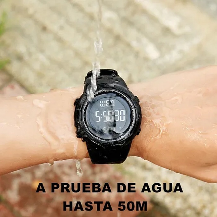Reloj Skmei 1251 Negro Deportivo Digital Y Regalo