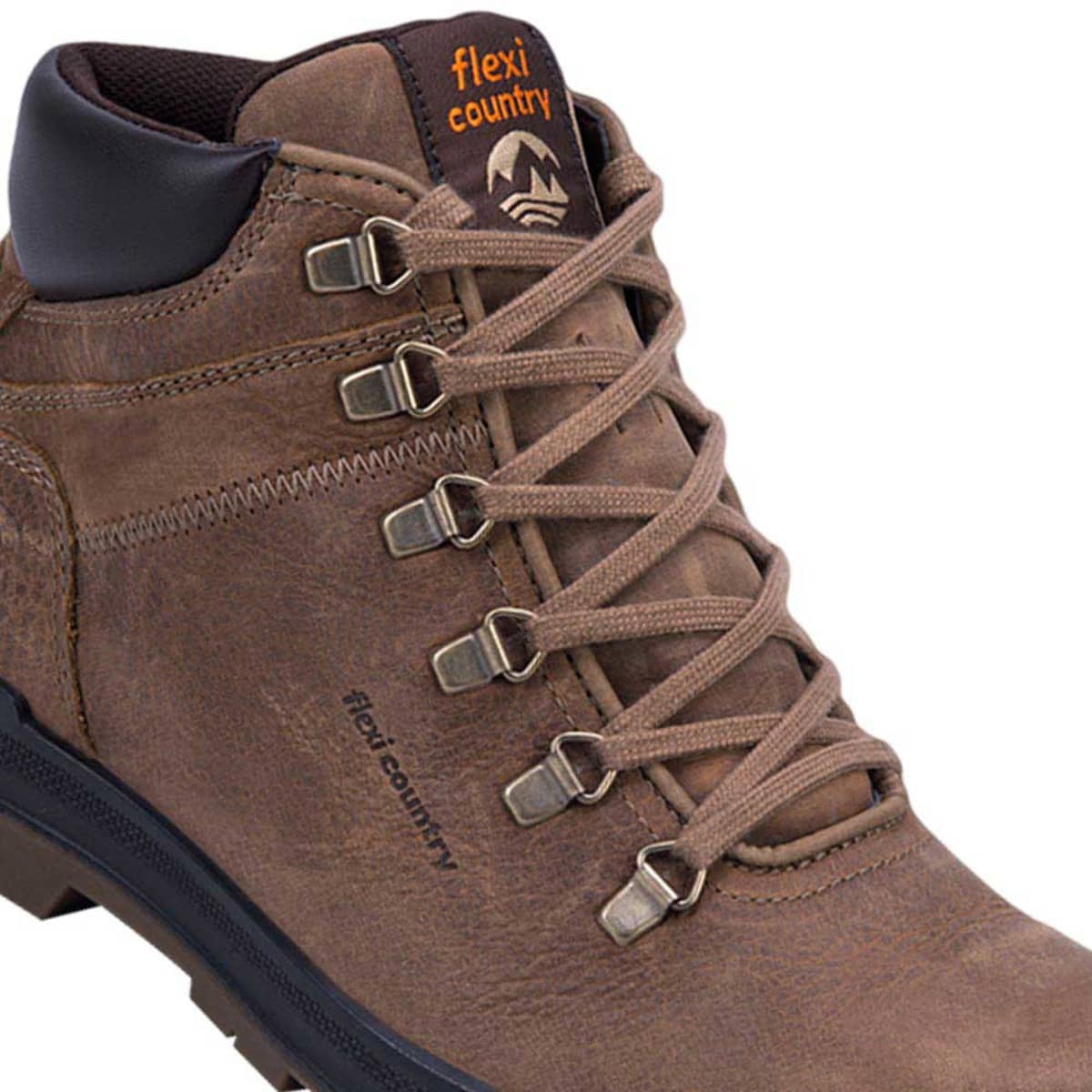 Botas tipo hiker marca Flexi para hombre color camel mod. 989905