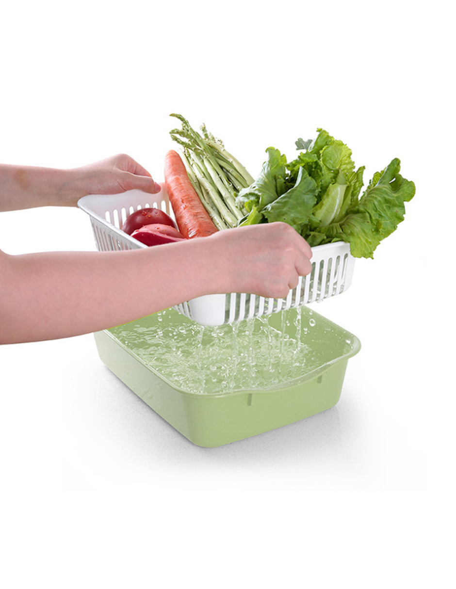Cesta Drenaje Colador Lavado Frutas Verduras Grande FaSola