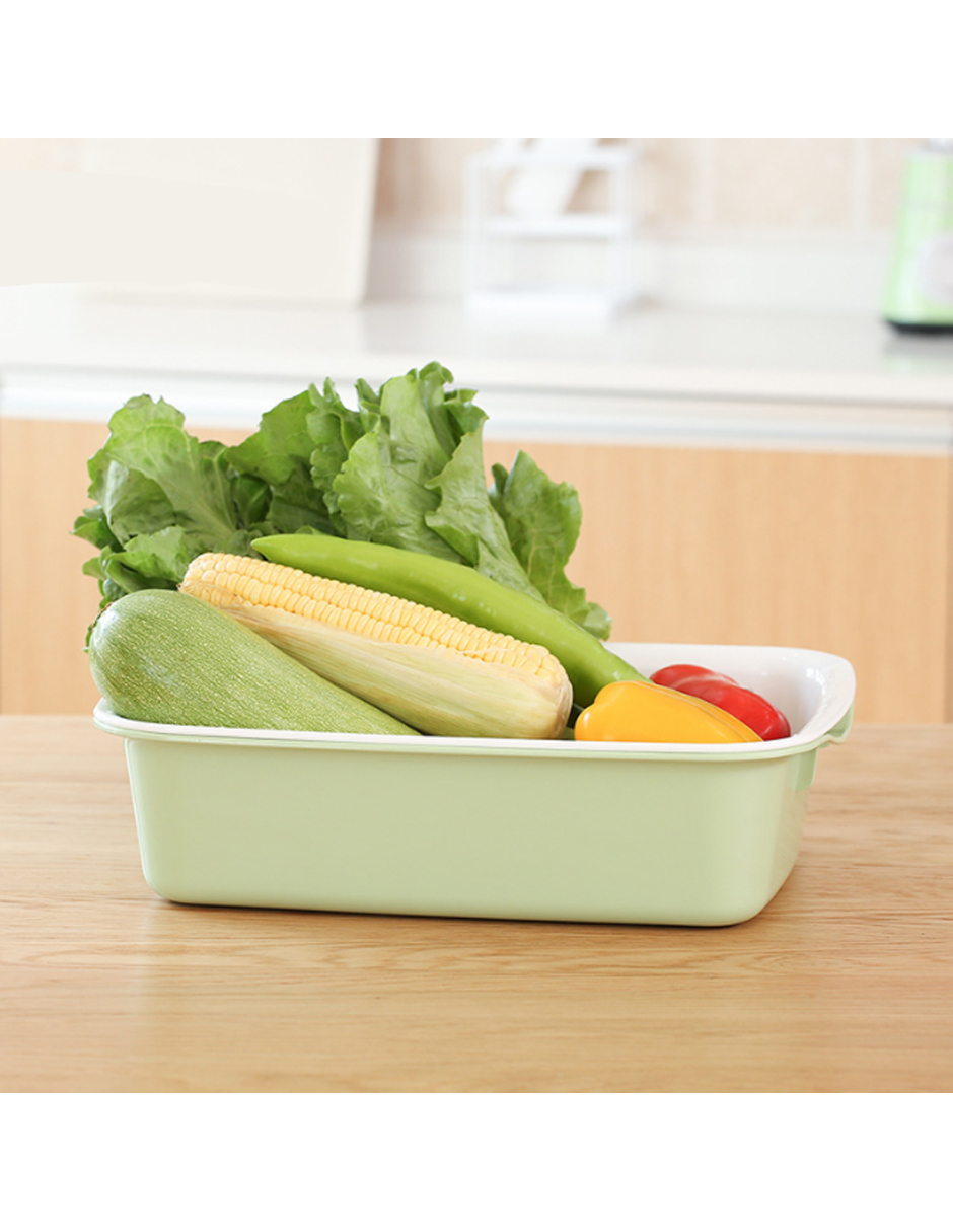 Cesta Drenaje Colador Lavado Frutas Verduras Grande FaSola